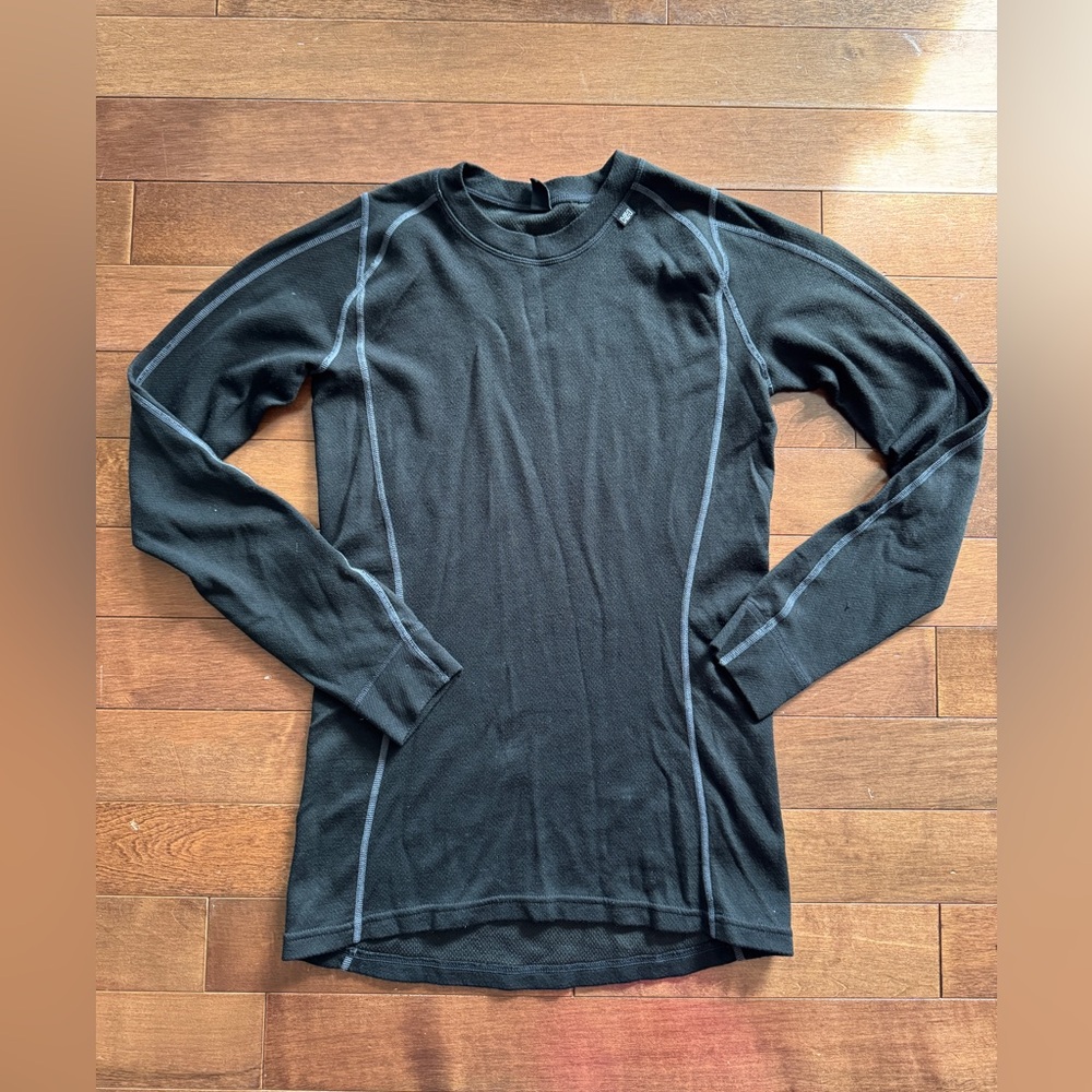 Helly Hansen HH Warm Ice Crew Base Layer, Merino Black Large